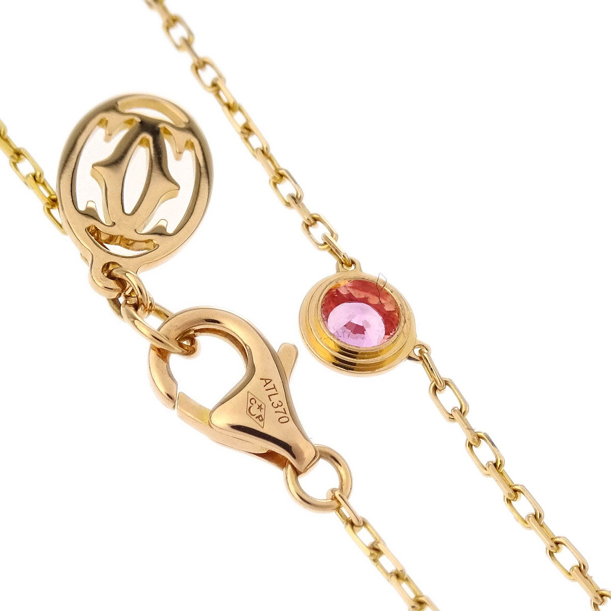 Cartier d'Amour Pendant Necklace Sapphire 750 ATL370 Gold