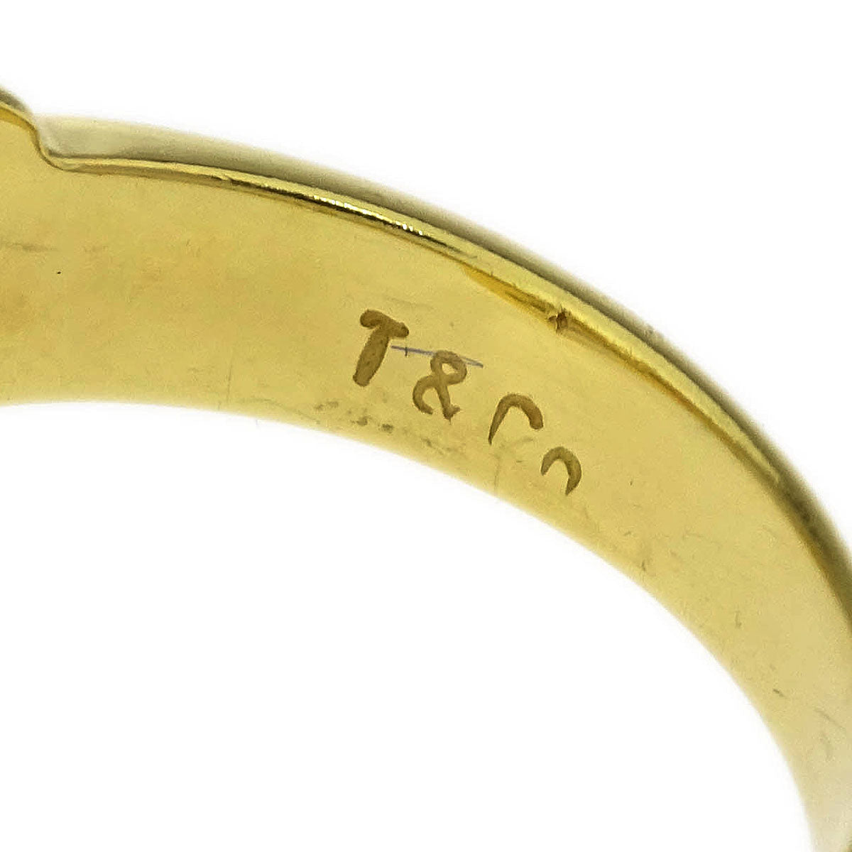 Tiffany & Co. Open Heart Ring 750 #49