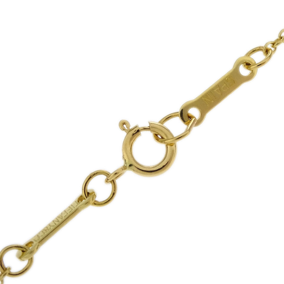 Tiffany & Co. Open Heart Pendant Necklace 750 Gold