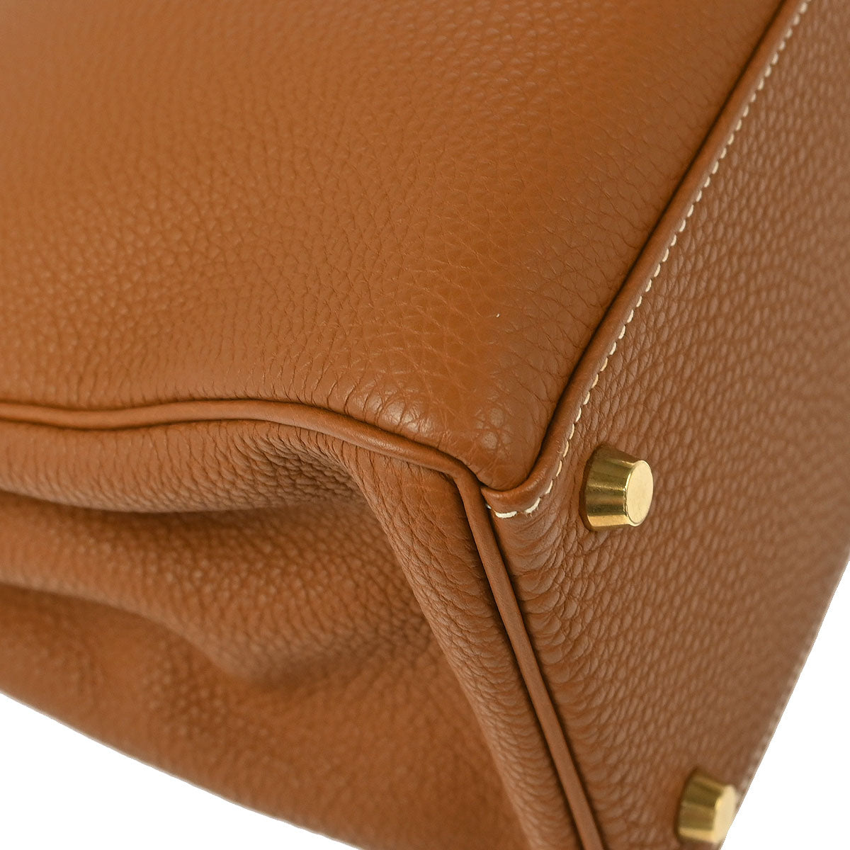 Hermes 2002 Gold Togo Kelly 32 Retourne 2way Shoulder Handbag