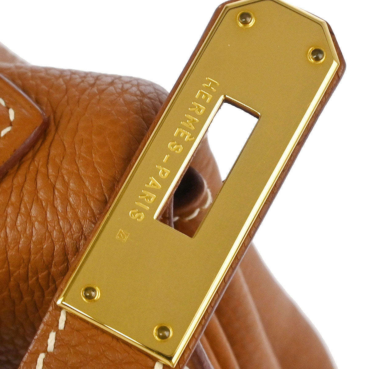 Hermes 2002 Gold Togo Kelly 32 Retourne 2way Shoulder Handbag
