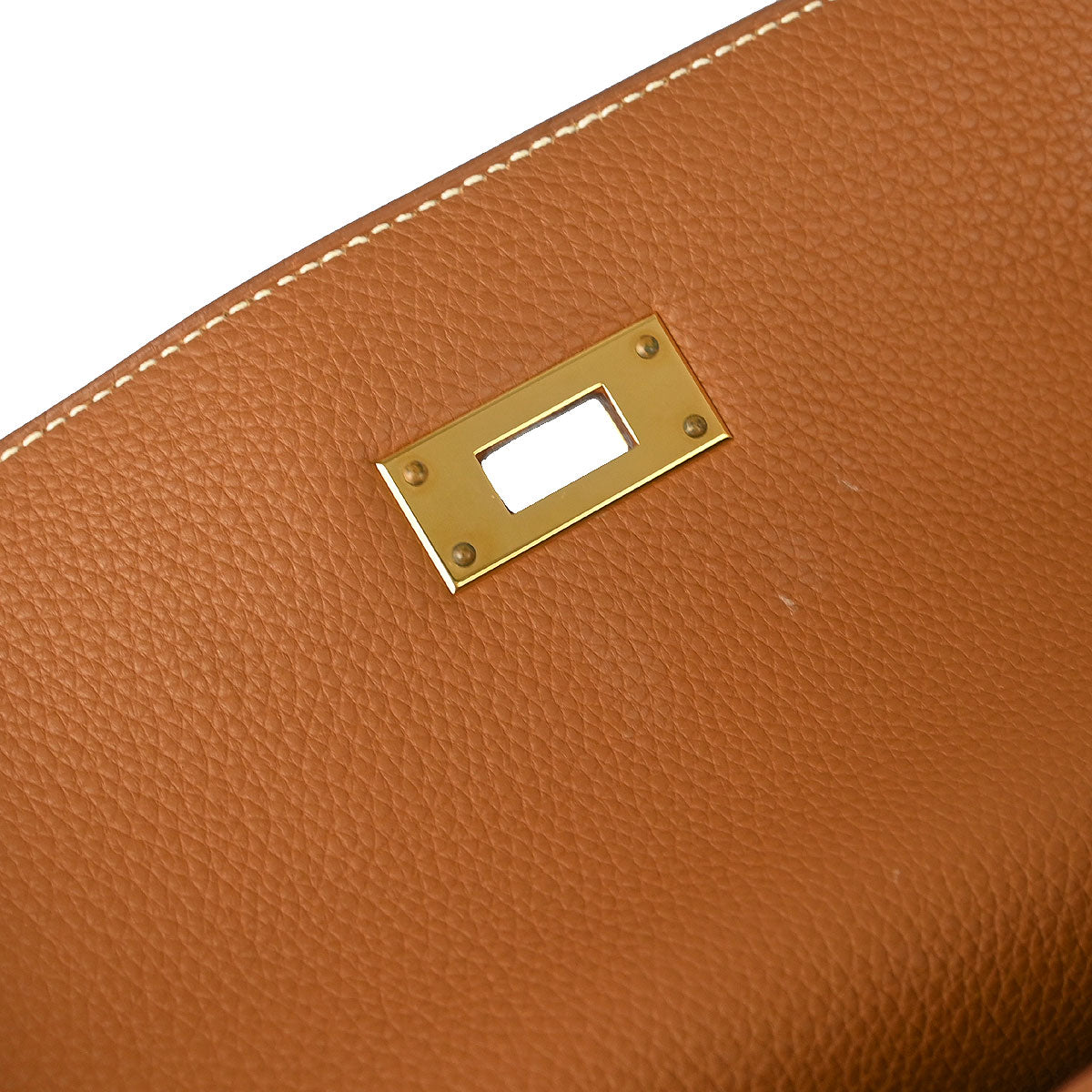 Hermes 2002 Gold Togo Kelly 32 Retourne 2way Shoulder Handbag
