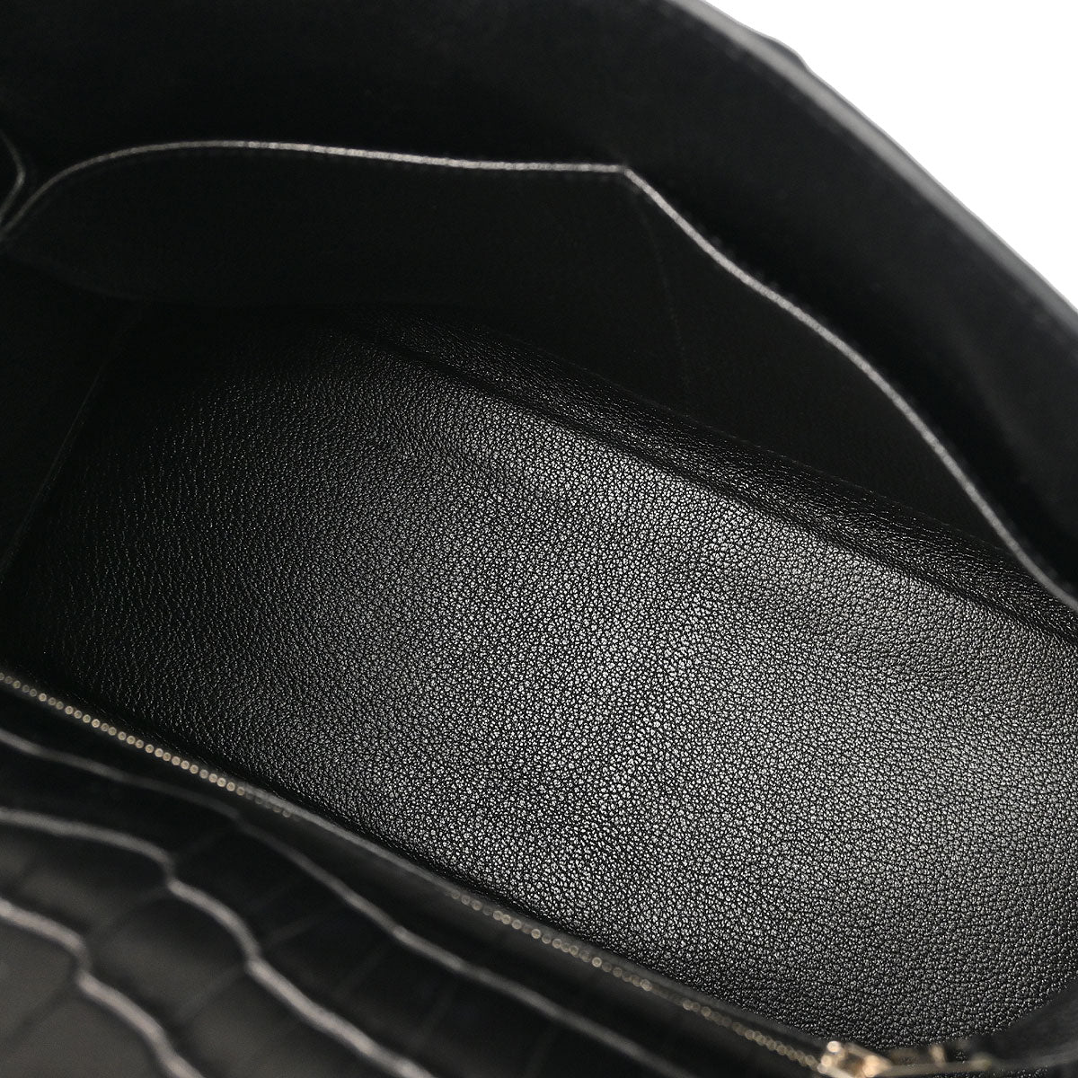 Hermes * 2008 Black Matt Niloticus Kelly 28 Retourne 2way Shoulder Handbag