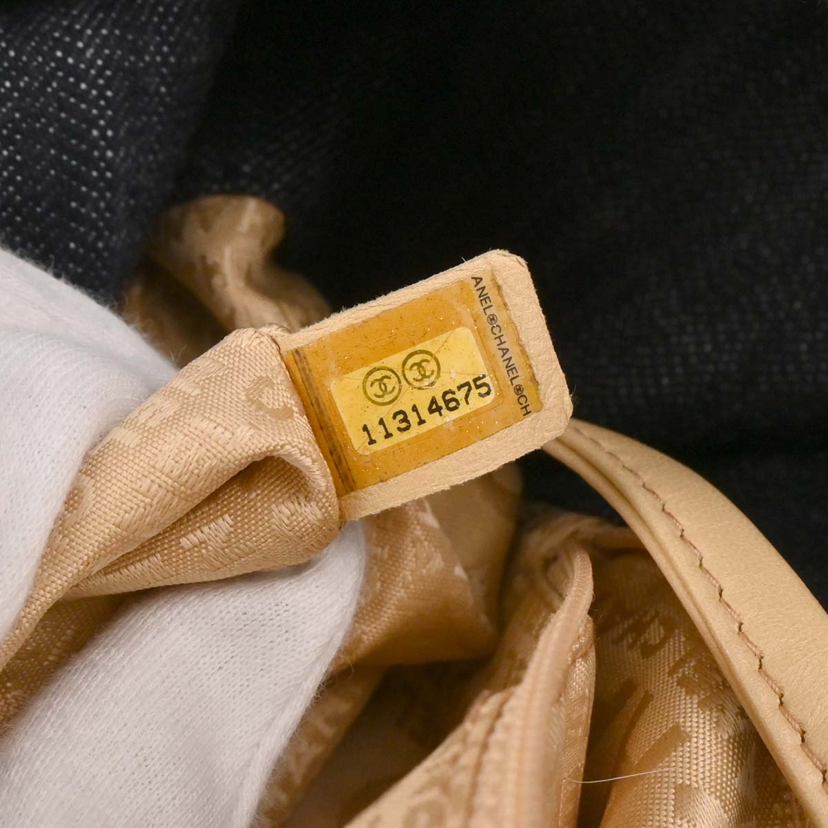 Chanel 2006-2008 Navy Denim Tote Handbag