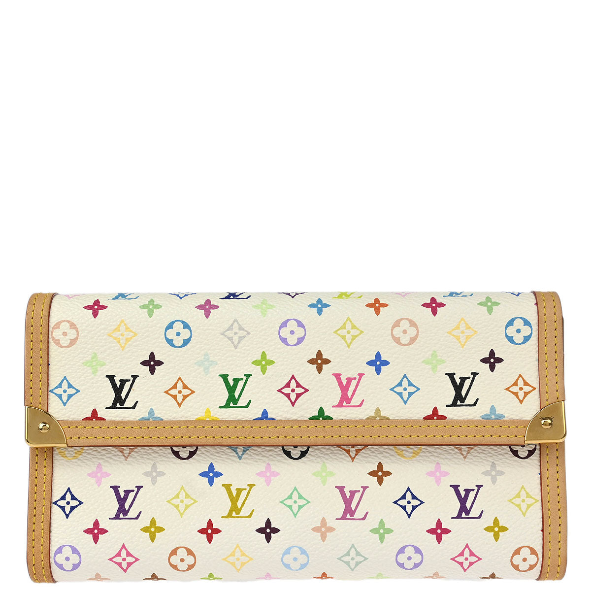 Louis Vuitton 2004 Multicolor Porte Tresor International Wallet M92659
