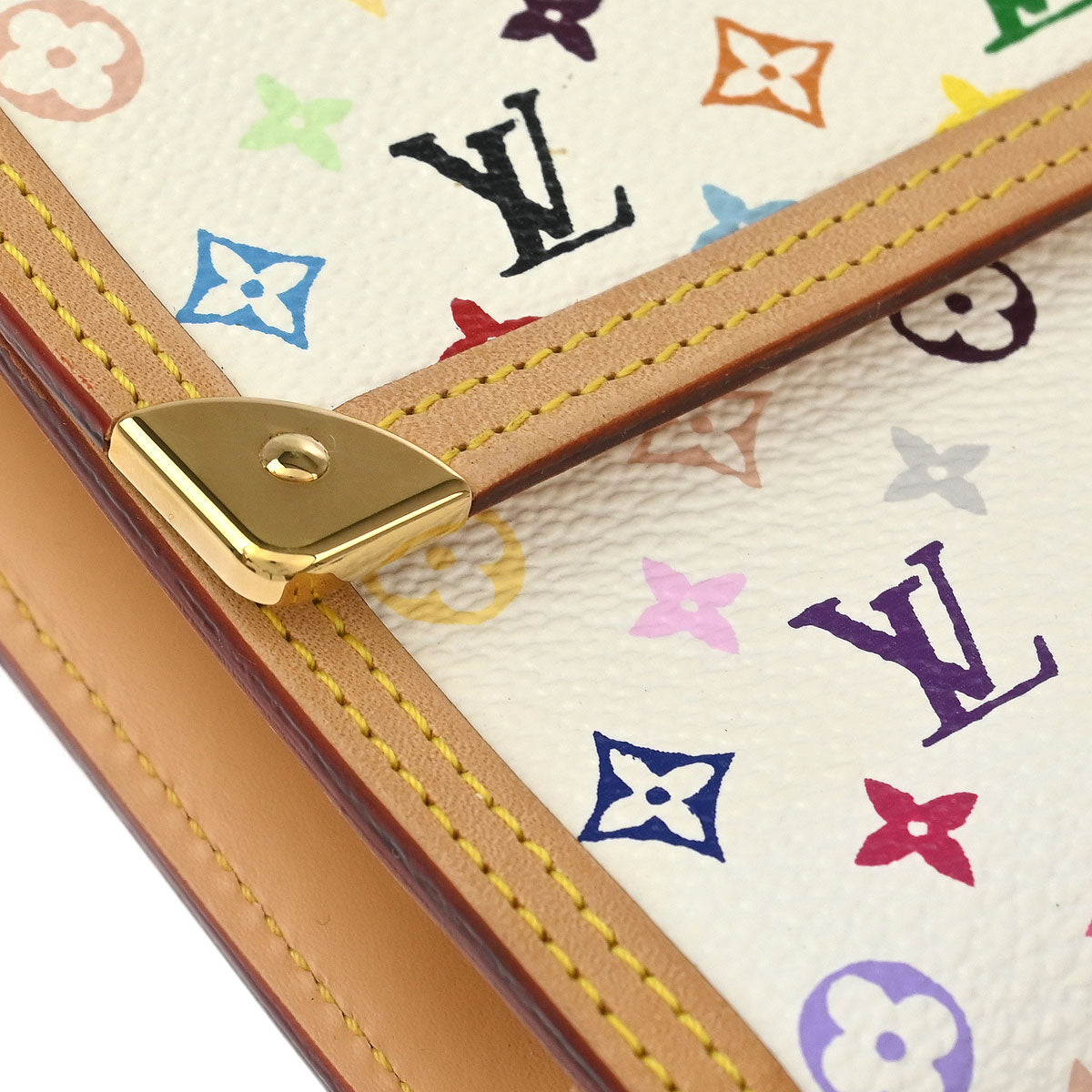Louis Vuitton 2004 Multicolor Porte Tresor International Wallet M92659