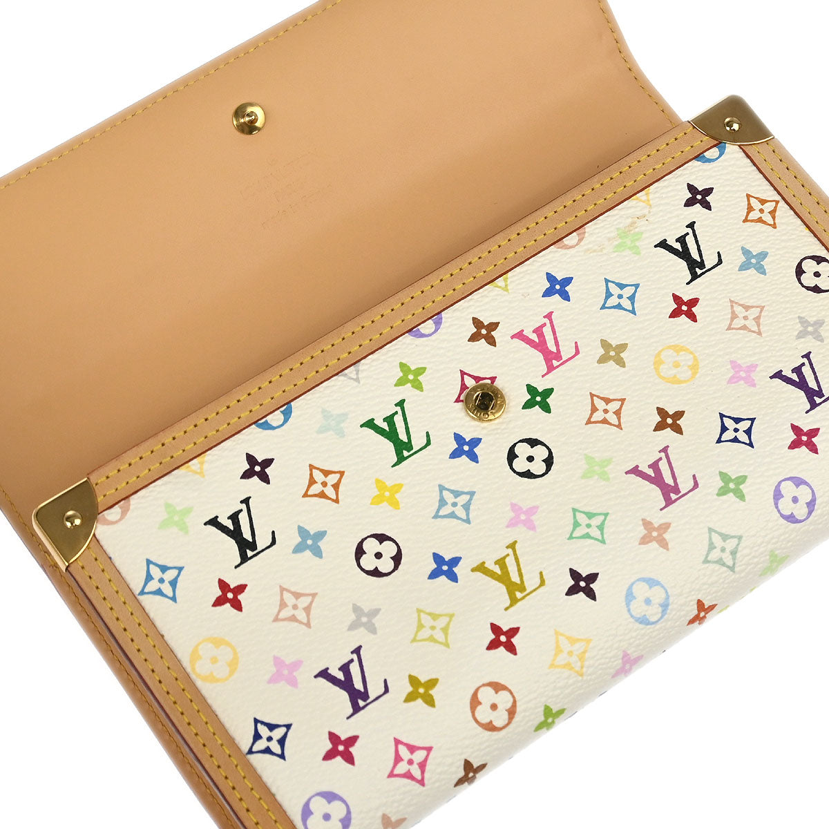 Louis Vuitton 2004 Multicolor Porte Tresor International Wallet M92659
