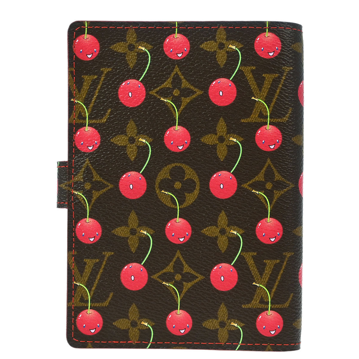 Louis Vuitton 2005 Monogram Cherry Agenda PM Note Book Cover R21023