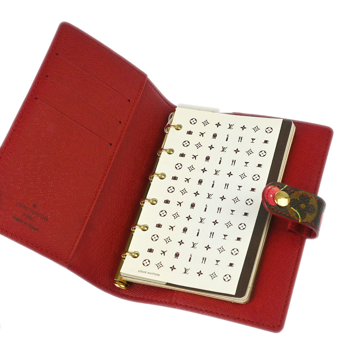 Louis Vuitton 2005 Monogram Cherry Agenda PM Note Book Cover R21023