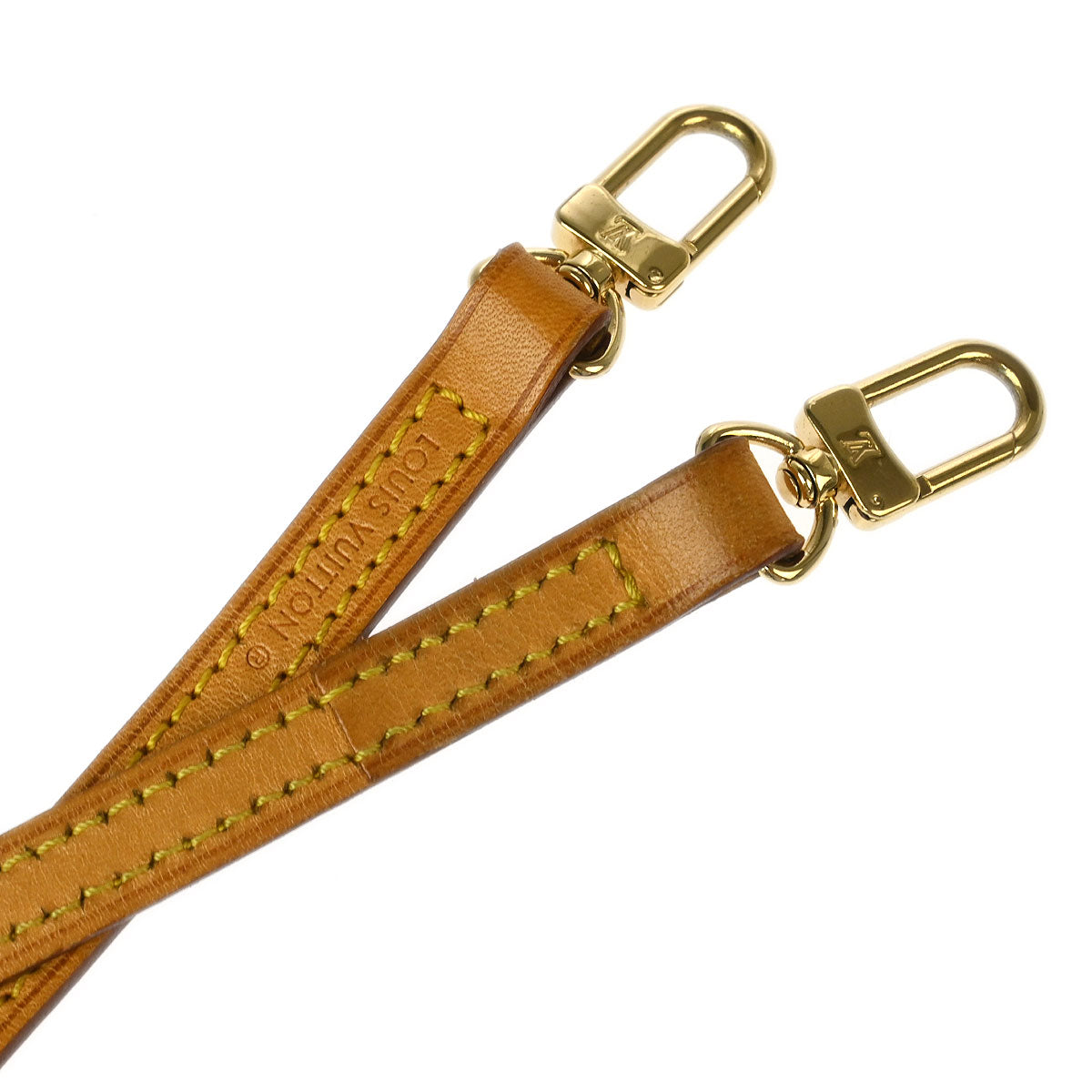Louis Vuitton Beige Leather Shoulder Strap Accessories