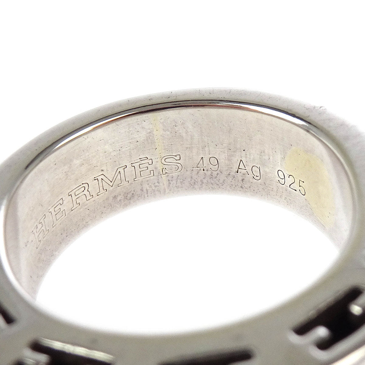 Hermes Clarite Ring #49 #47 Ag925 Silver