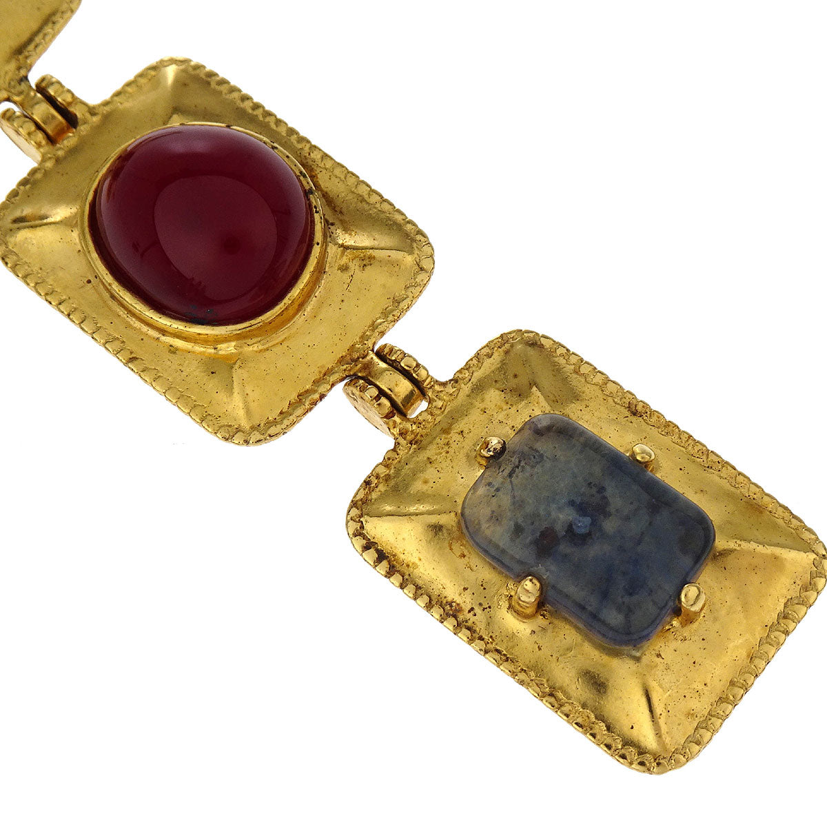 Chanel Pendant Necklace Choker Gold Gripoix 97A