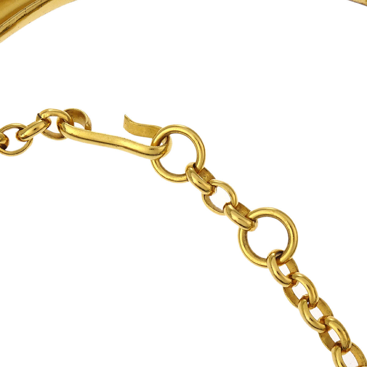 Chanel Pendant Necklace Choker Gold Gripoix 97A