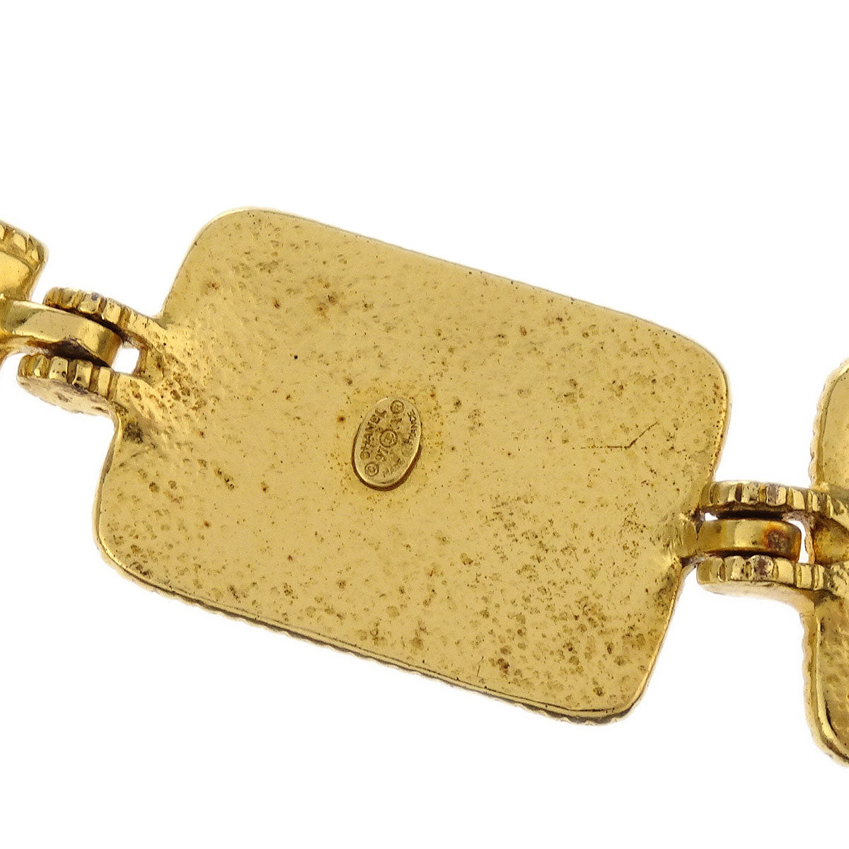 Chanel Pendant Necklace Choker Gold Gripoix 97A
