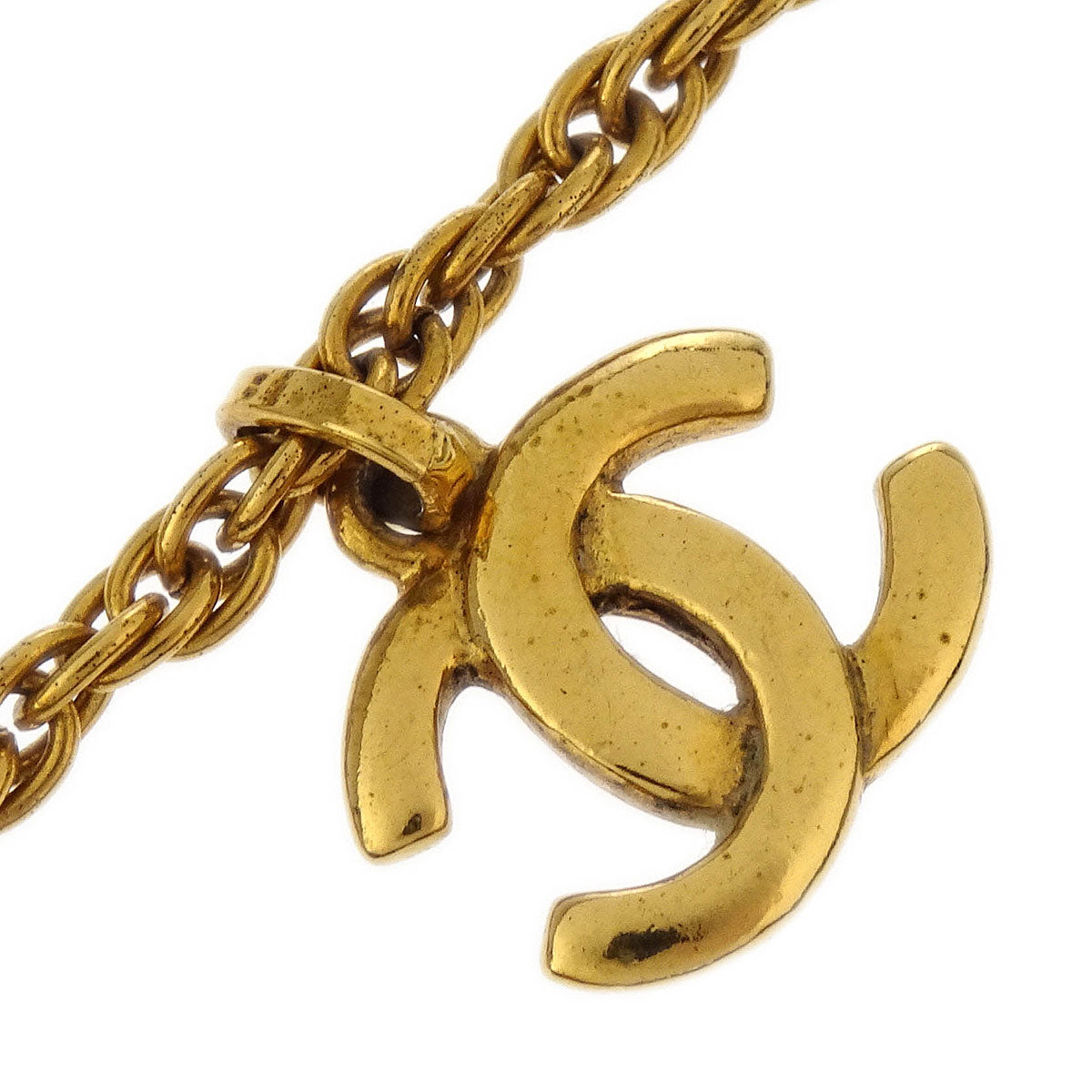 Chanel Gold CC Chain Pendant Necklace