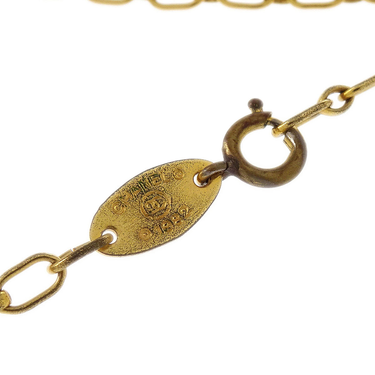 Chanel Chain Necklace Gold 1982