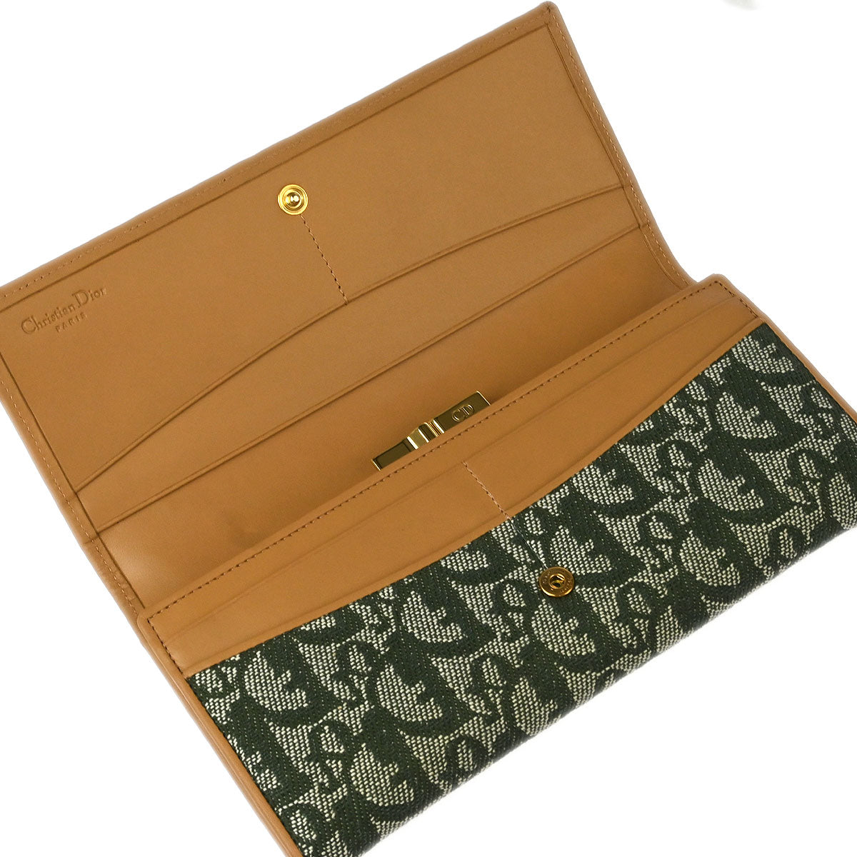 Christian Dior 2001 Green Trotter Wallet
