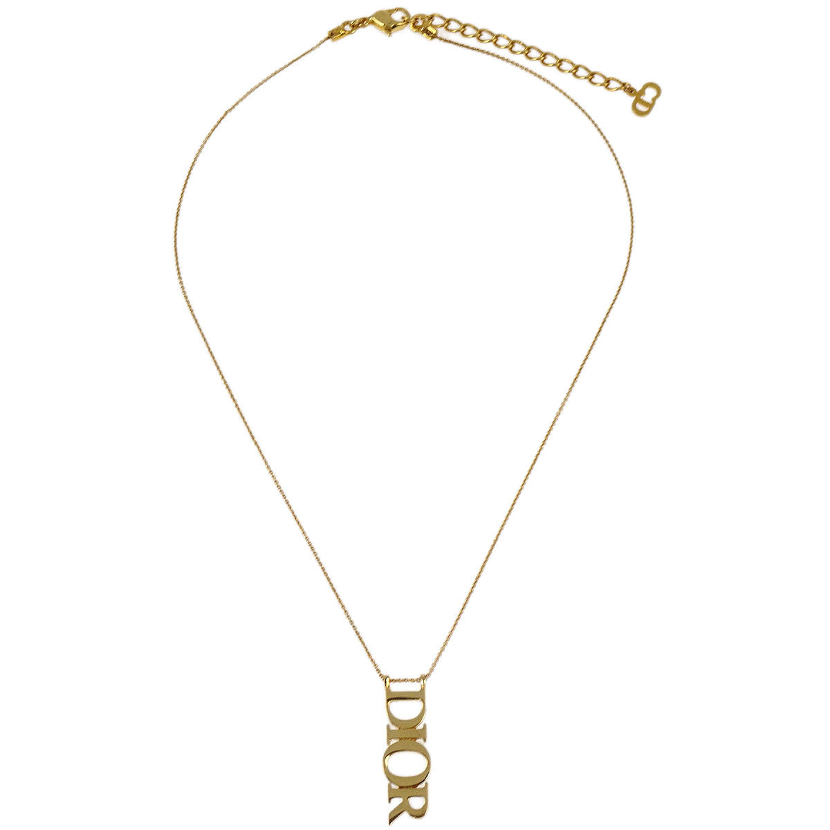 Christian Dior Necklace Pendant Gold
