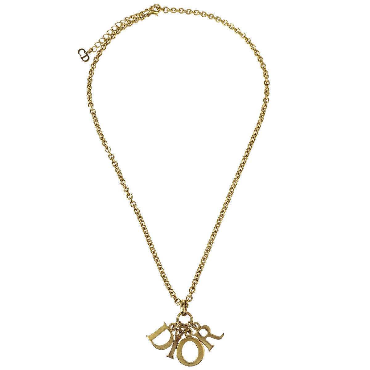 Christian Dior Necklace Pendant Gold