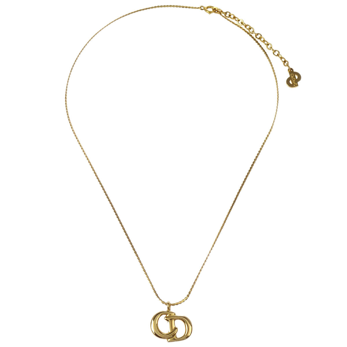 Christian Dior Necklace Pendant Gold