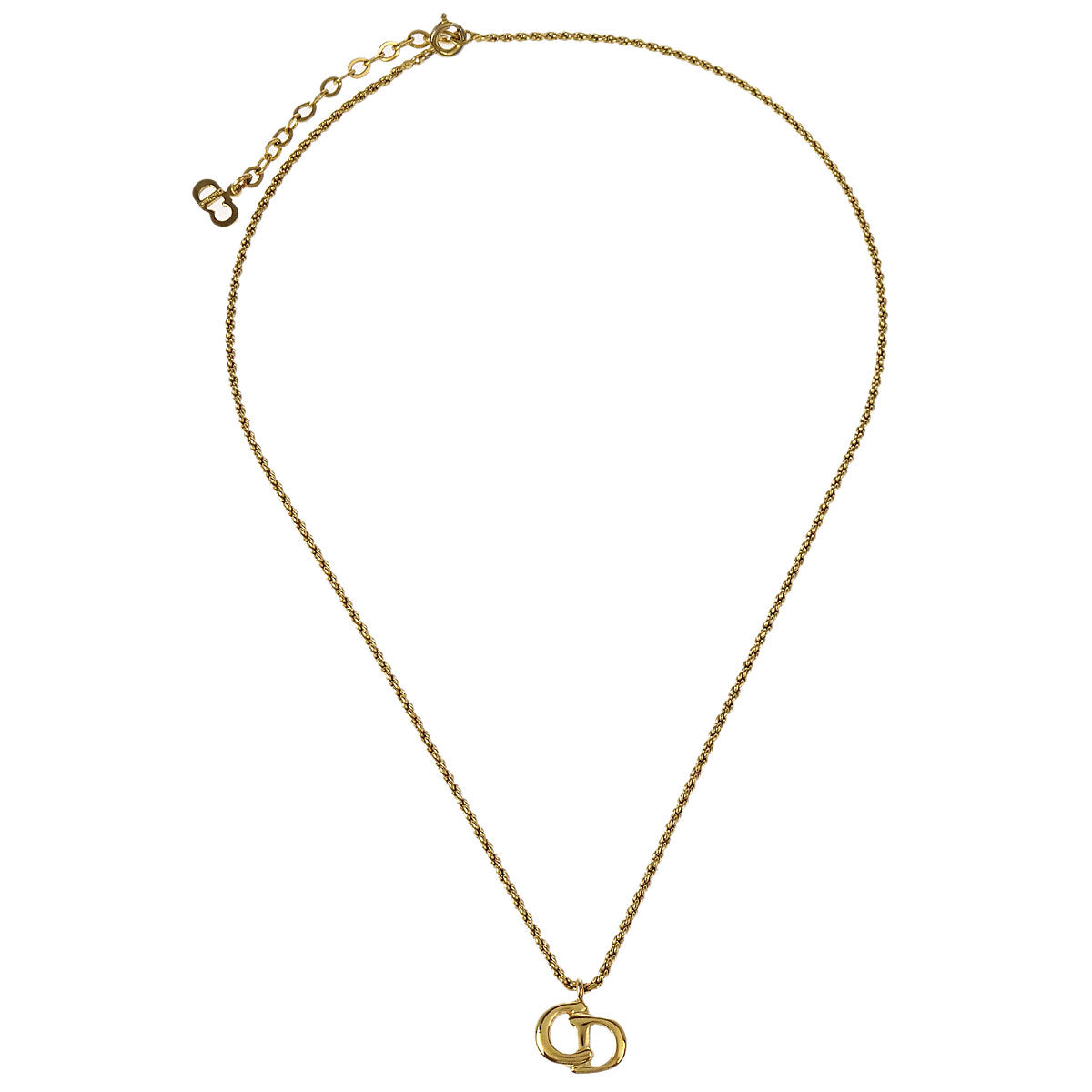 Christian Dior Necklace Pendant Gold