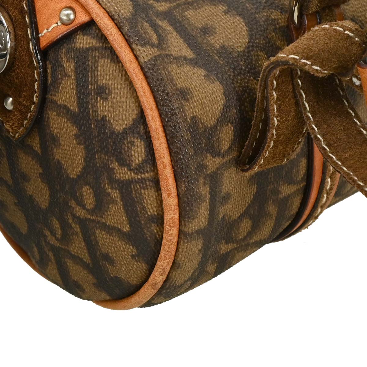 Christian Dior 2006 Brown PVC Romantic Trotter Handbag