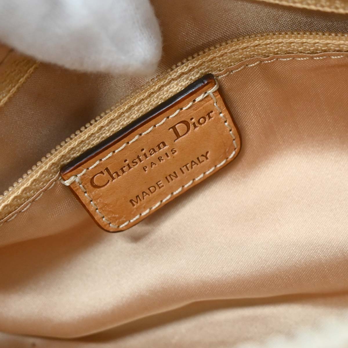 Christian Dior 2006 Brown PVC Romantic Trotter Handbag