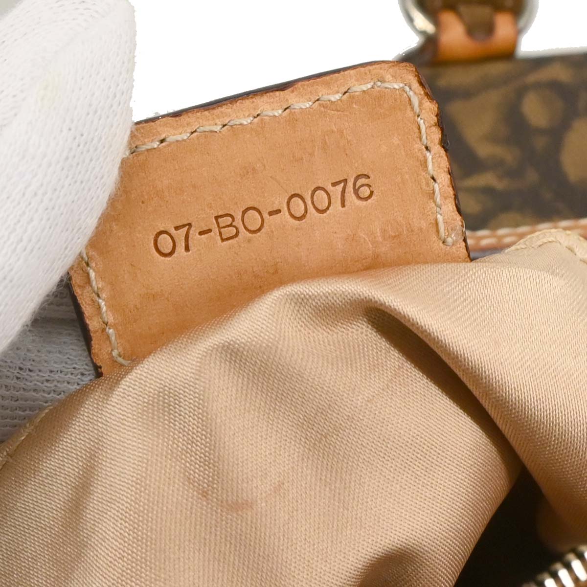 Christian Dior 2006 Brown PVC Romantic Trotter Handbag