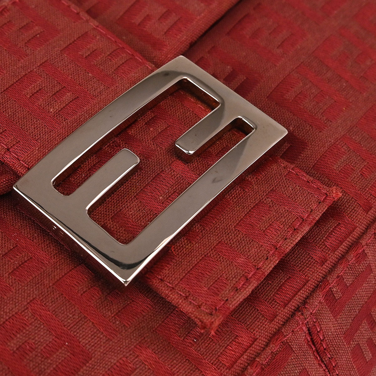Fendi Red Zucchino Handbag