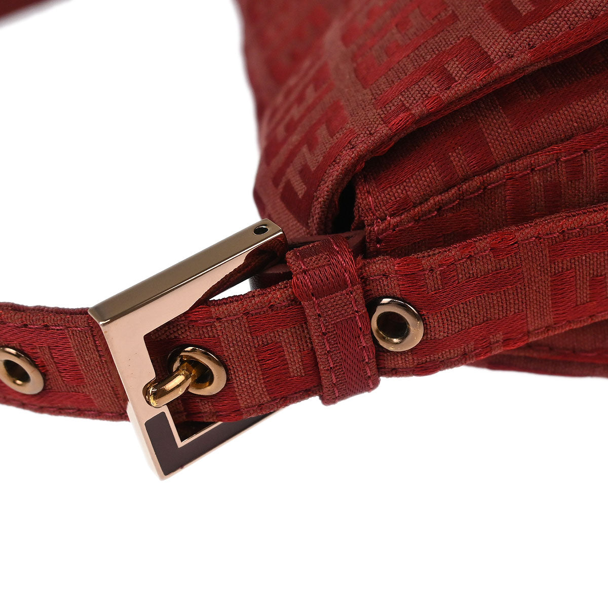 Fendi Red Zucchino Handbag