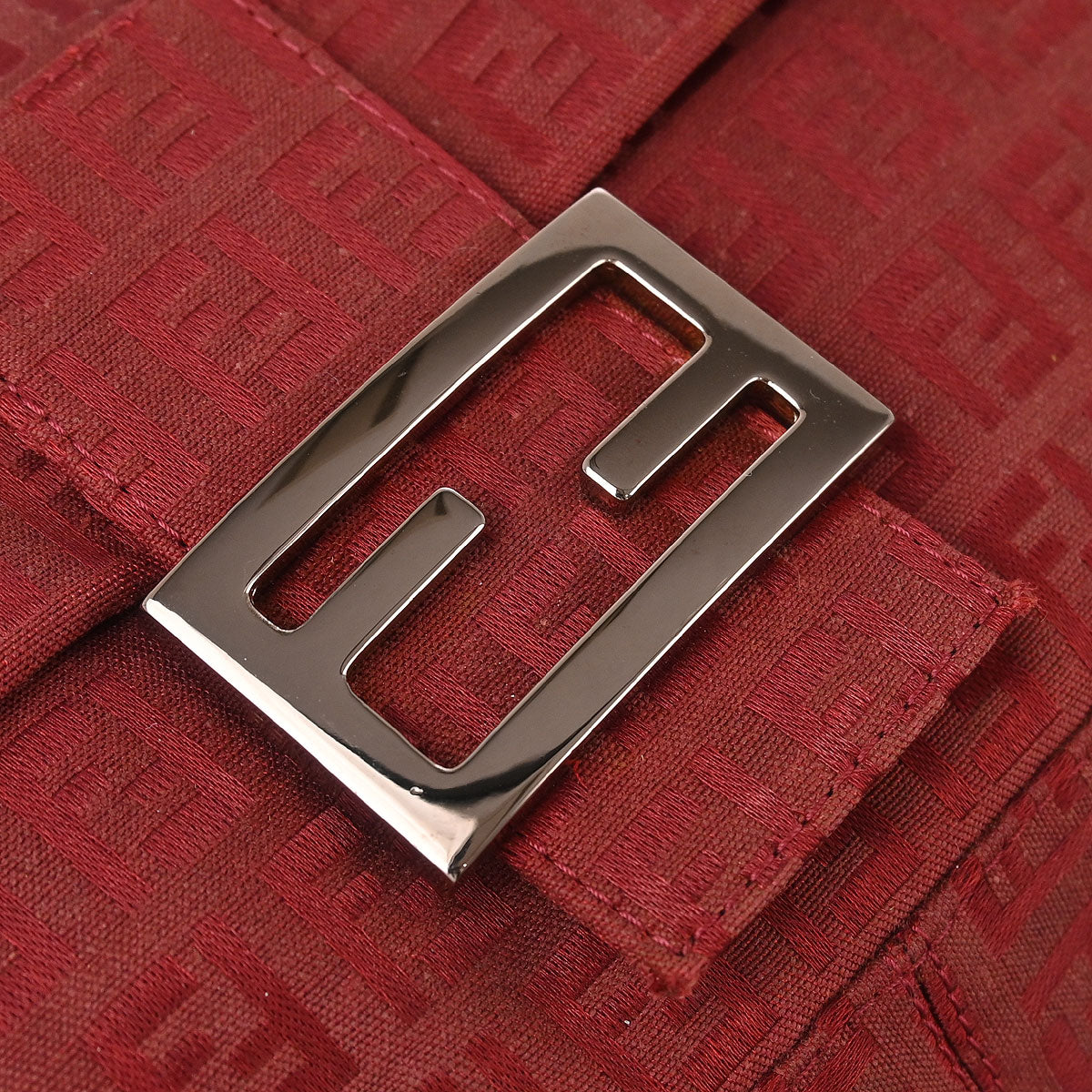 Fendi Red Zucchino Handbag