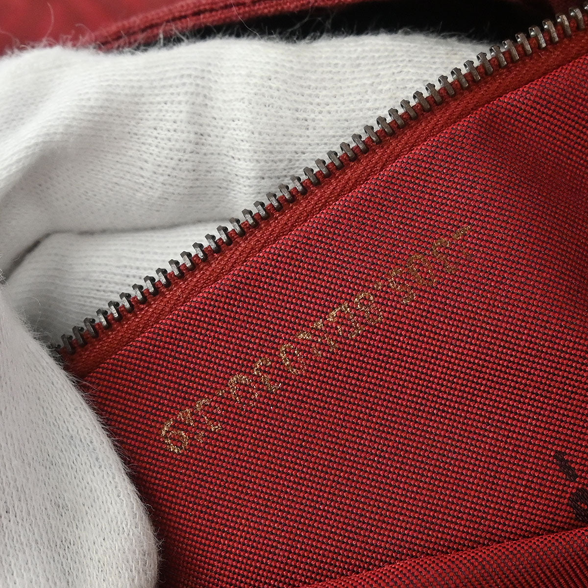 Fendi Red Zucchino Handbag