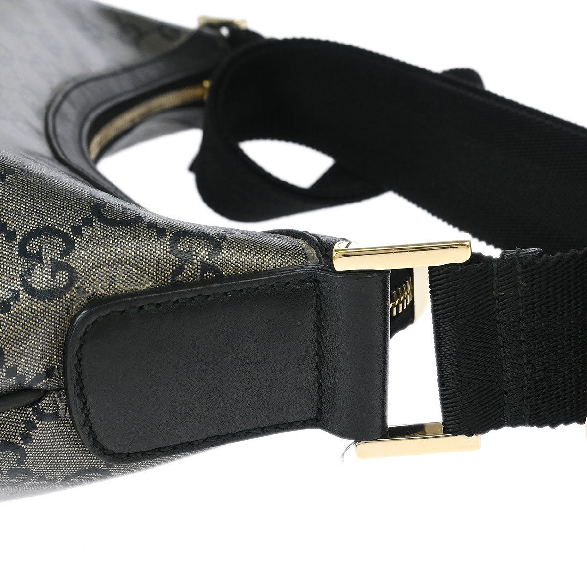 Gucci Black GG Shoulder Bag