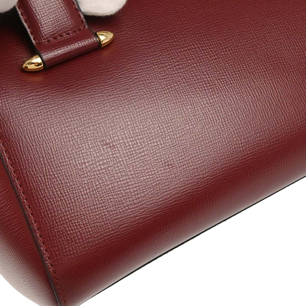 Cartier Bordeaux Leather Must de Cartier Handbag
