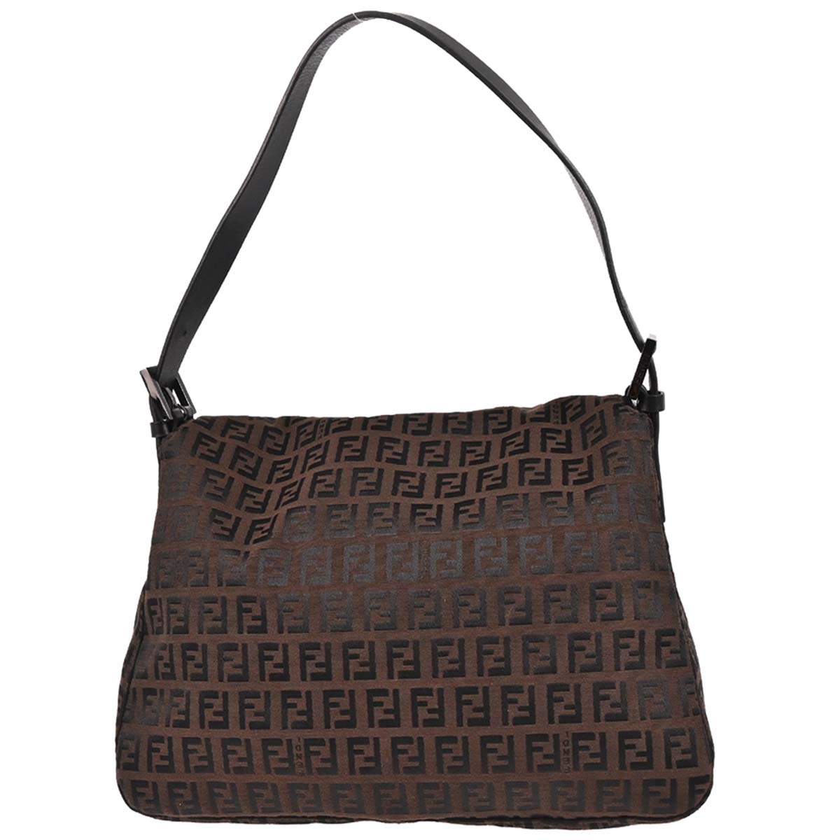 Fendi Brown Zucchino Mamma Baguette Handbag