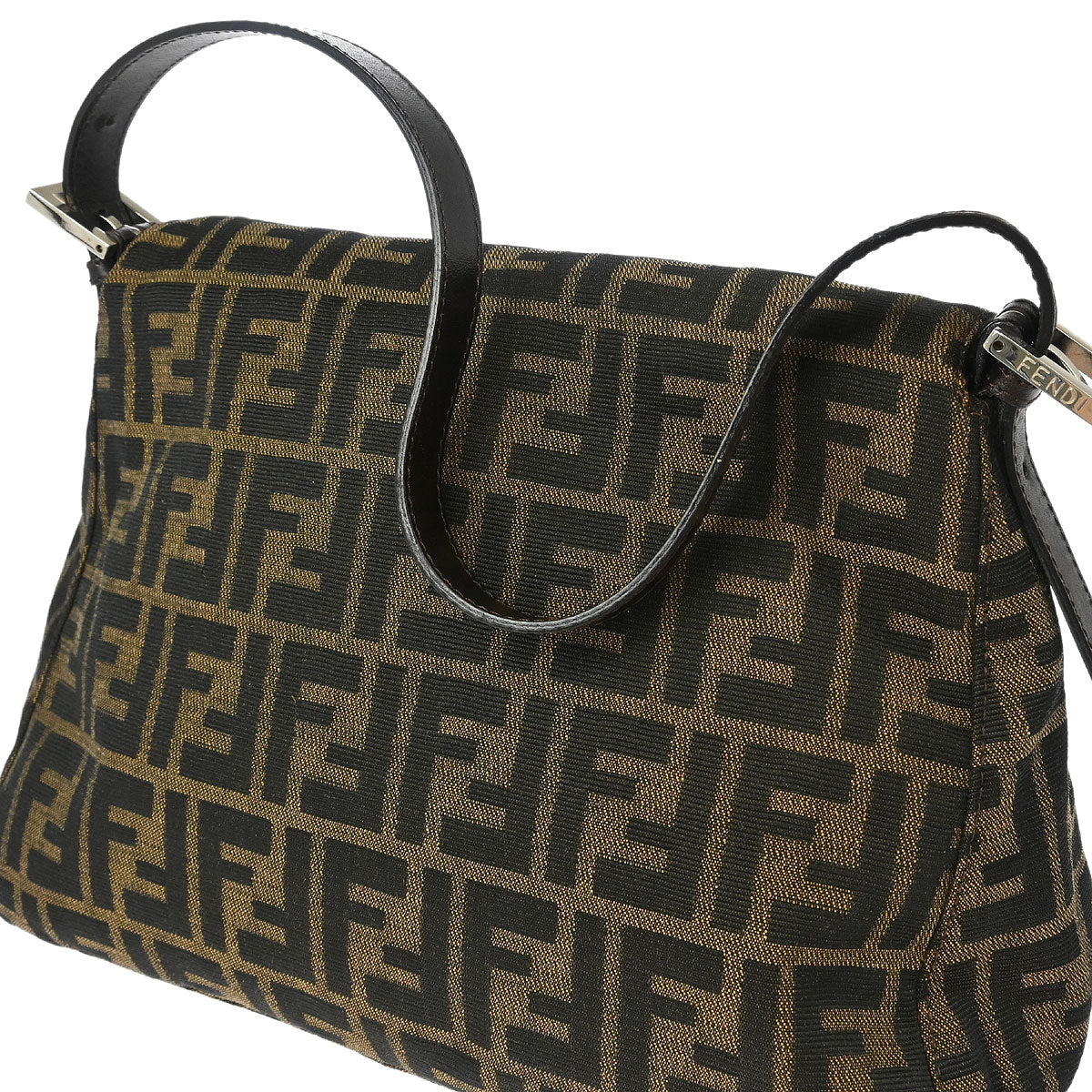 Fendi Brown Zucca Mamma Baguette Handbag