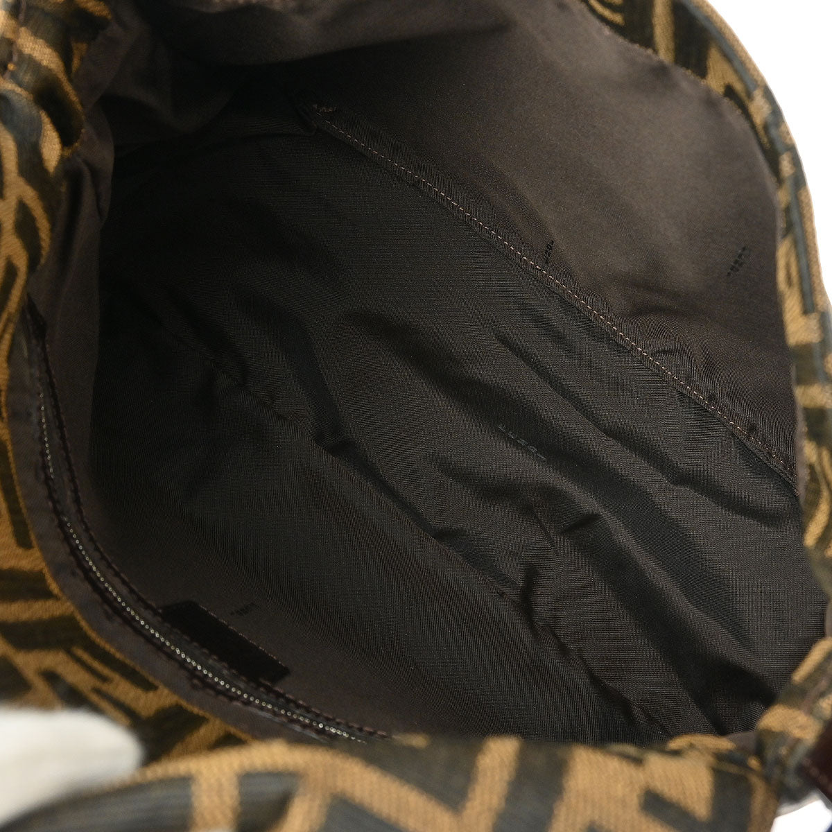 Fendi Brown Zucca Mamma Baguette Handbag