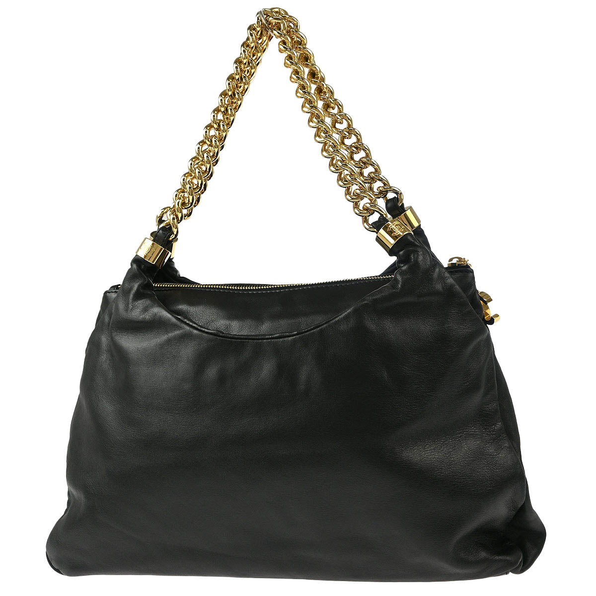 Chanel 2006-2008 Black Calfskin Rodeo Drive Shoulder Bag