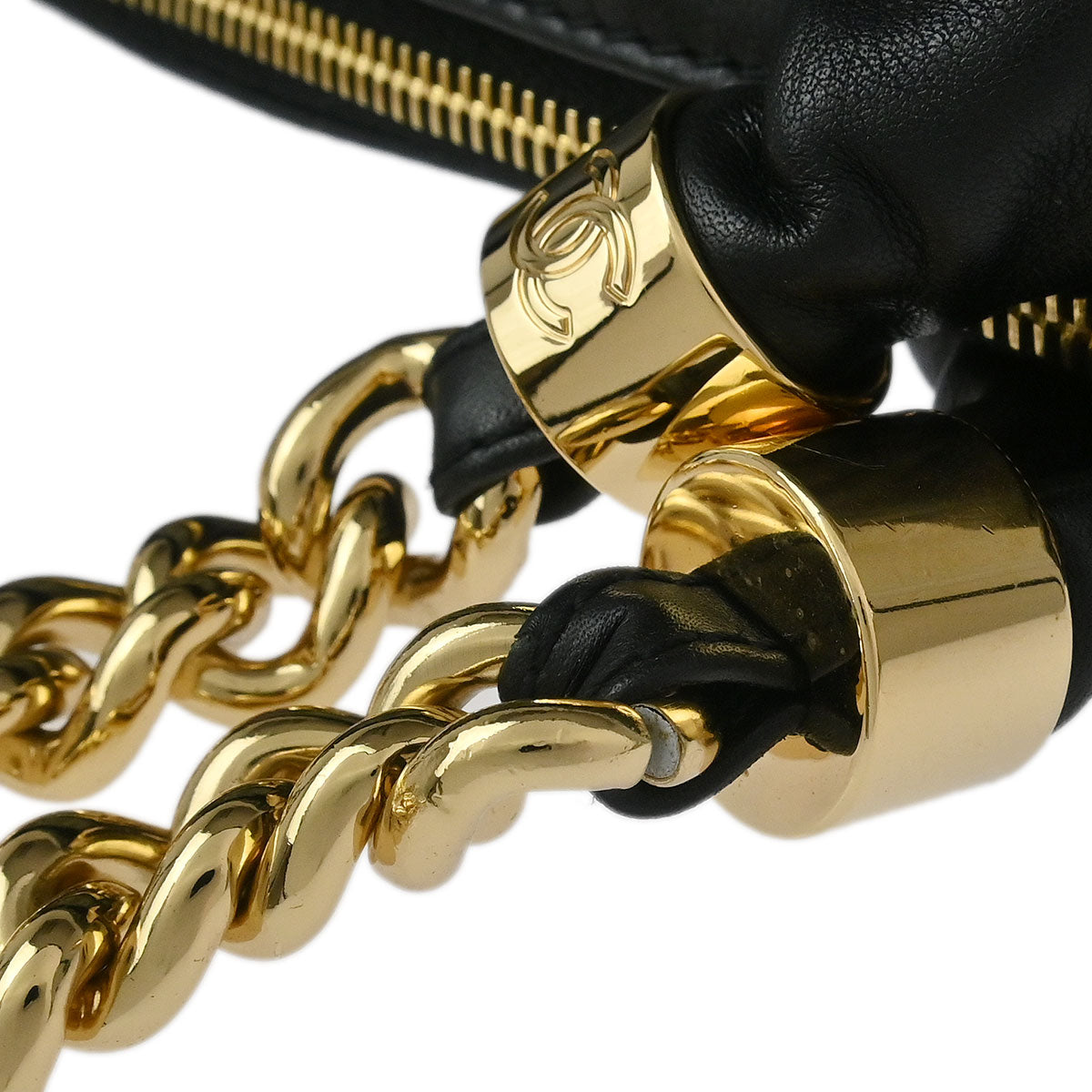Chanel 2006-2008 Black Calfskin Rodeo Drive Shoulder Bag