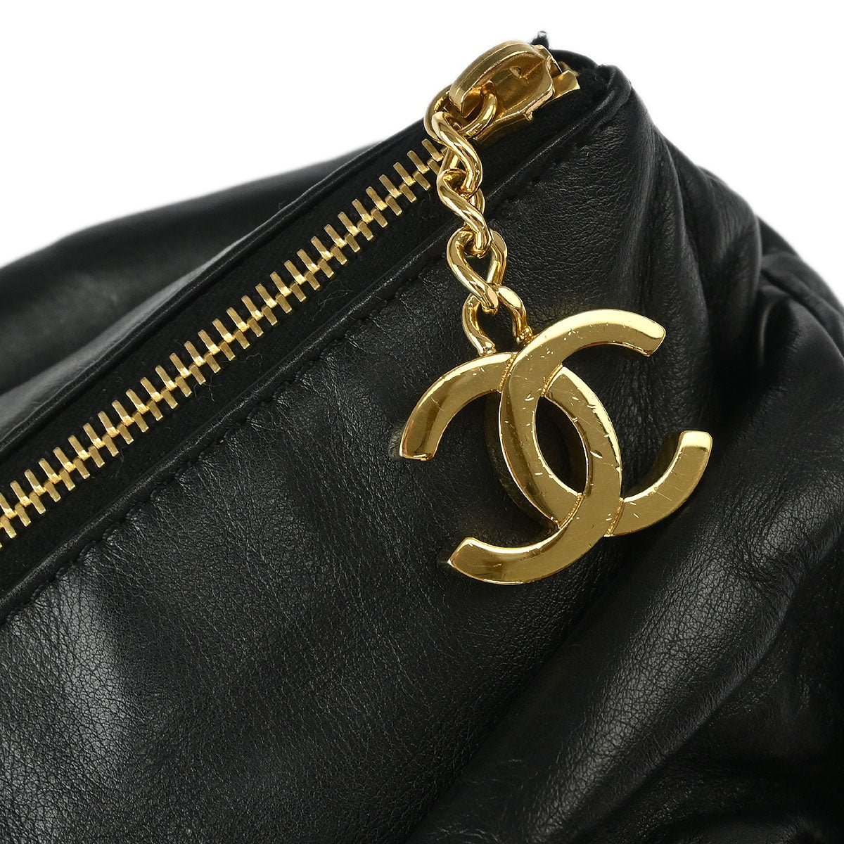 Chanel 2006-2008 Black Calfskin Rodeo Drive Shoulder Bag