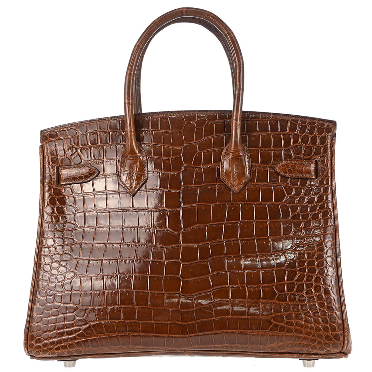 Hermes * 2009 Miel Porosus Birkin 30 Handbag