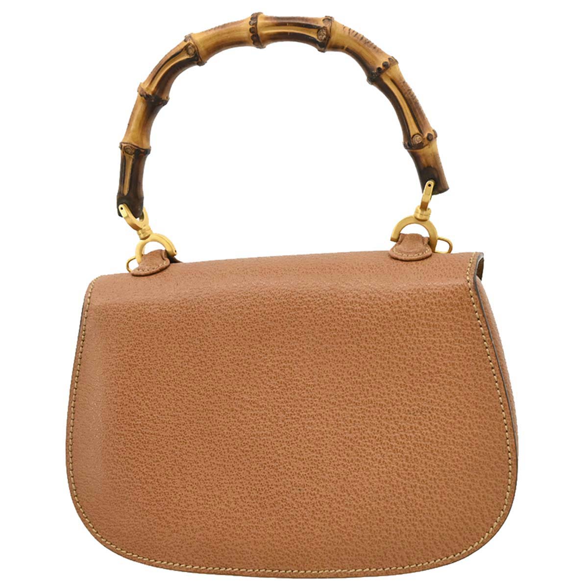 Gucci Brown Bamboo Handbag