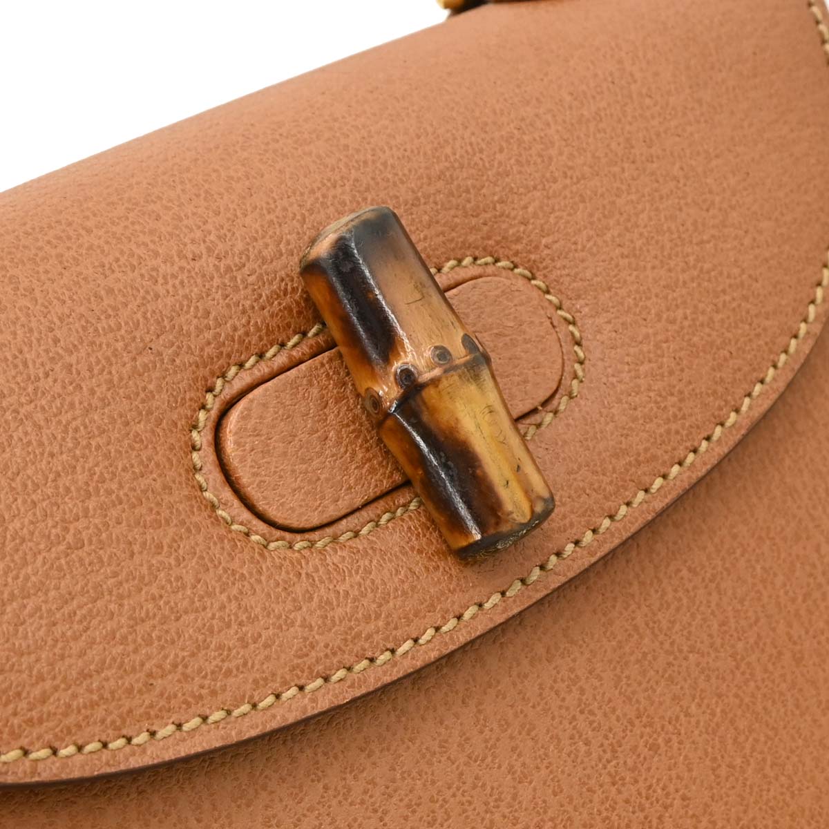 Gucci Brown Bamboo Handbag