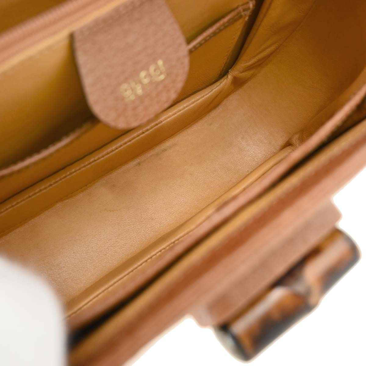 Gucci Brown Bamboo Handbag