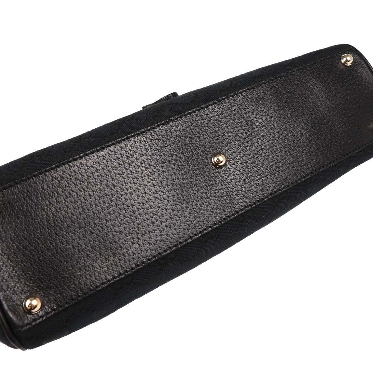 Gucci Black Canvas GG Jackie Handbag