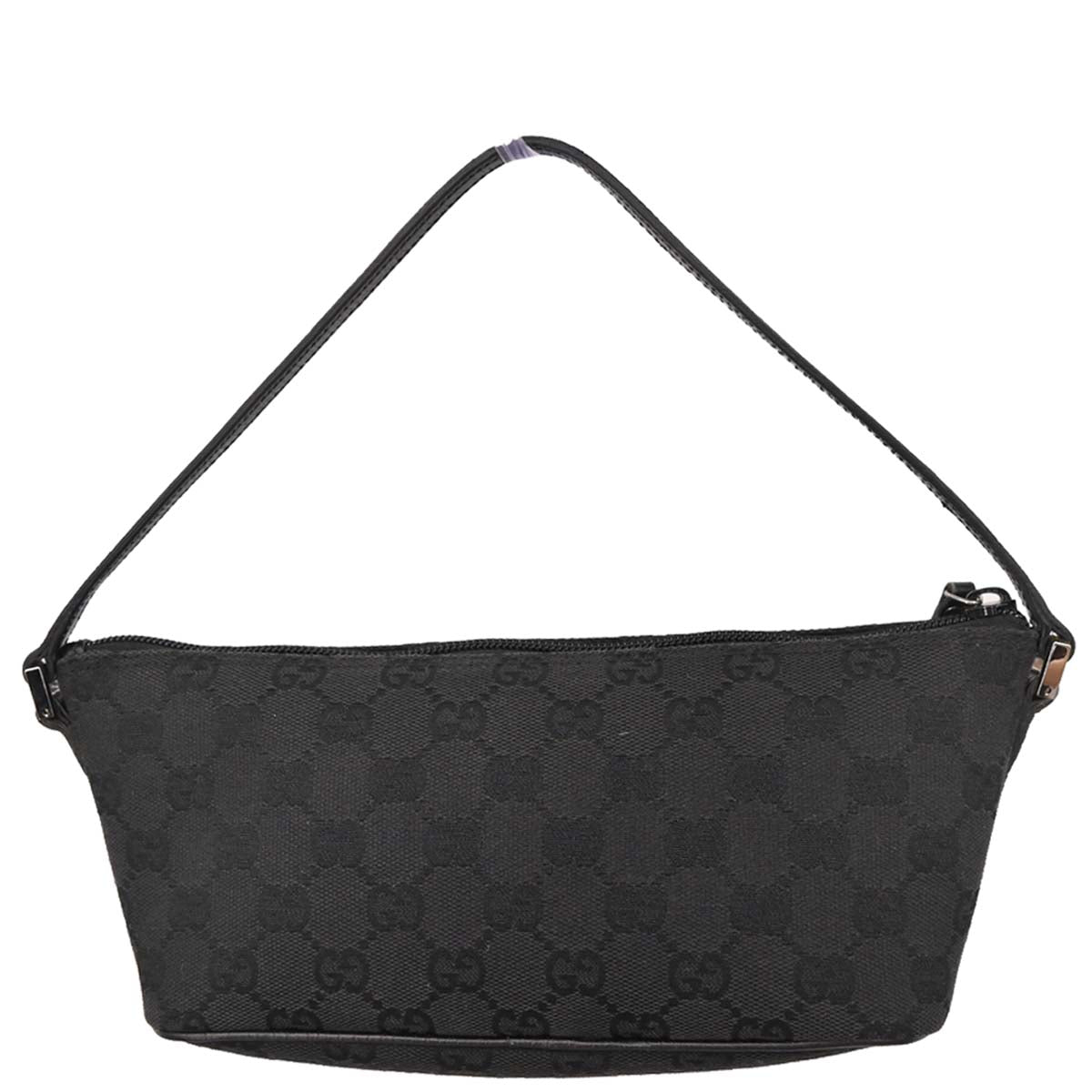 Gucci Black Canvas GG Handbag