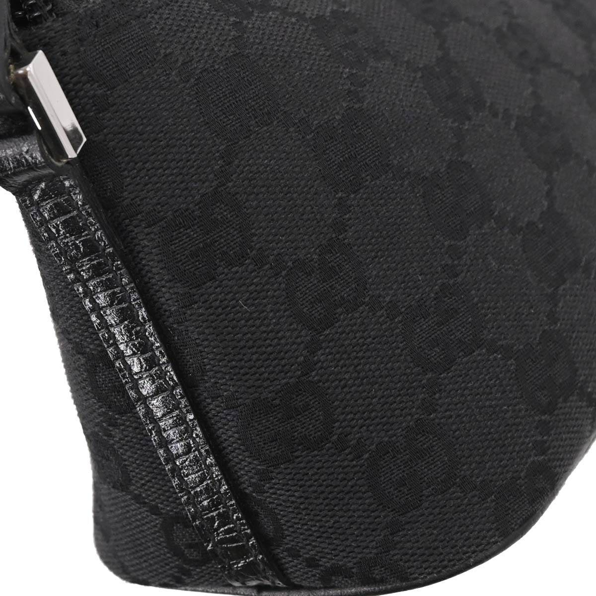 Gucci Black Canvas GG Handbag