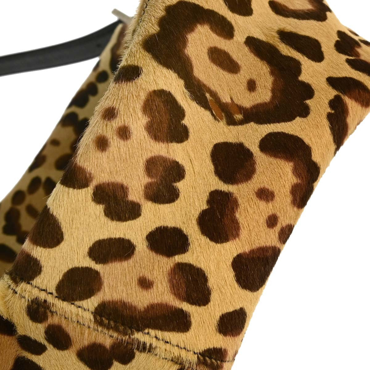 Fendi * Beige Pony Hair Mamma Baguette Handbag