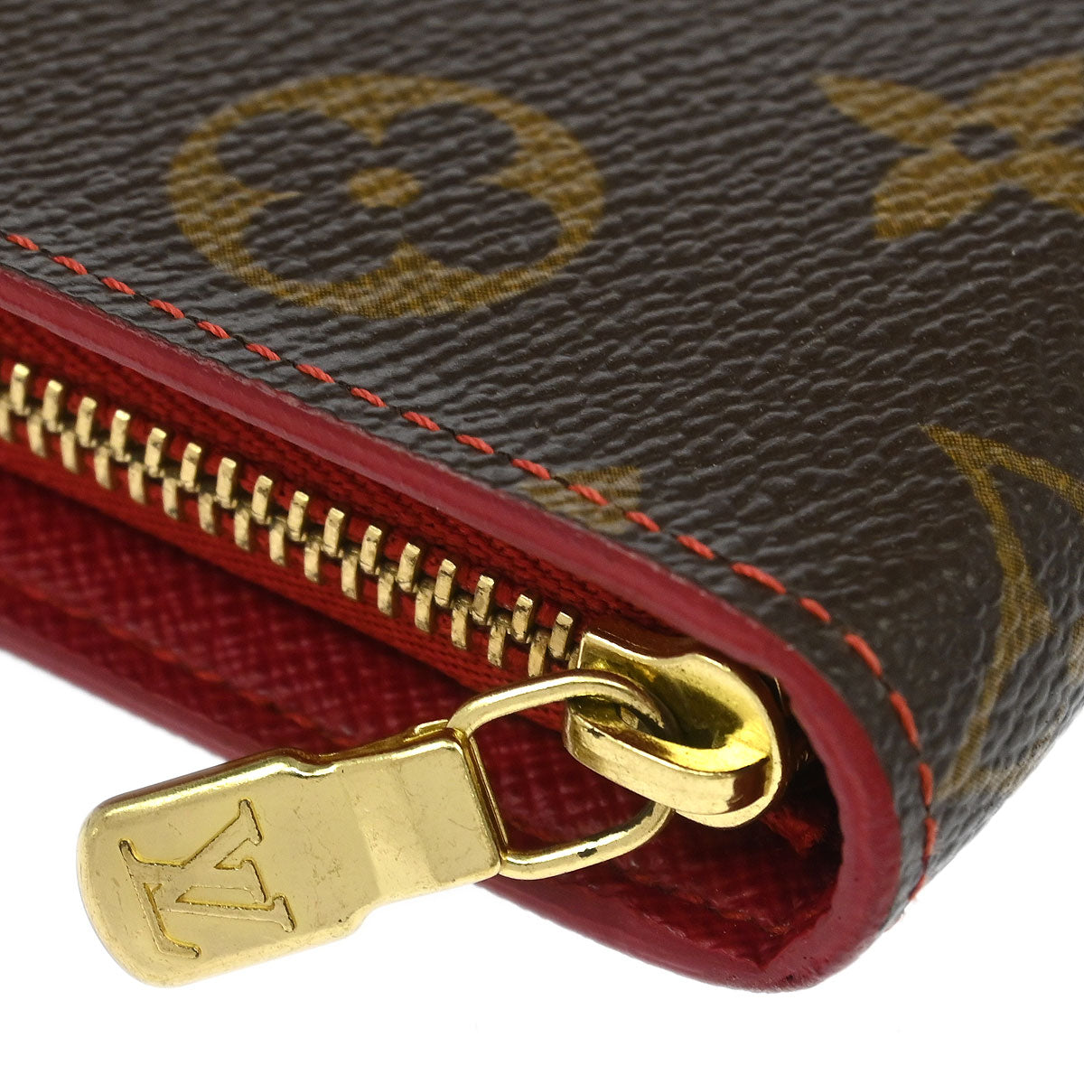 Louis Vuitton 2005 Monogram Cherry Porte Monnaie Zip Wallet M95006