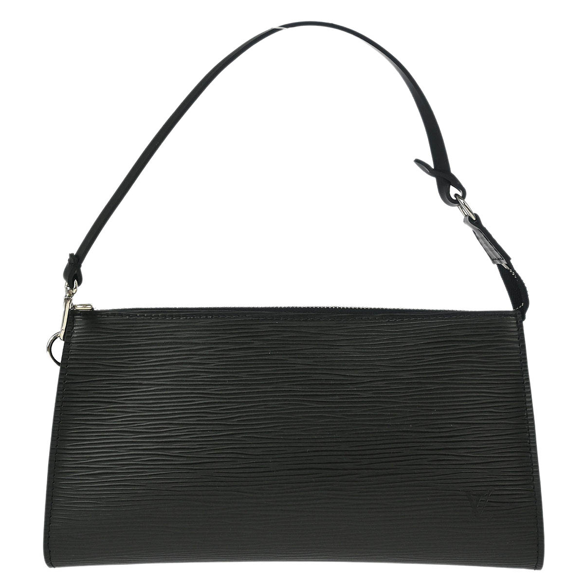 Louis Vuitton 2006 Black Epi Pochette Accessoires 24 Handbag M52982